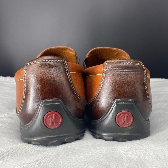 Cole Haan Men’s 11 Tucker Venetian Leather Slip On Loafers Brown Classic Summer - Picture 4 of 11